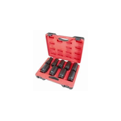 Surewerx USA 55900 9Pc 1In Dr Metric Deep Impact Socket Set - Pelican Power Tool