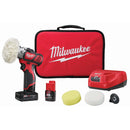Milwaukee 2438-22X M12 Cordless Variable Speed Polisher Sander 5-Pc Accessory Kit - Pelican Power Tool