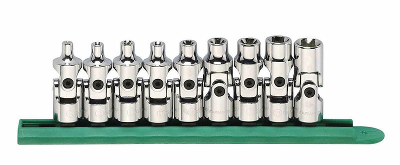 GearWrench 80985 9-Pc 3/8" Drive Universal E-Torx Bit Socket Set - Pelican Power Tool