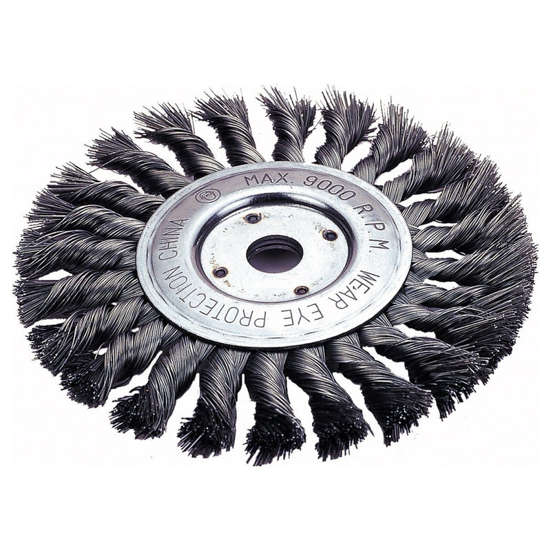 Firepower 1423-2113 Wheel Brush 4" Knotted Wire - Pelican Power Tool