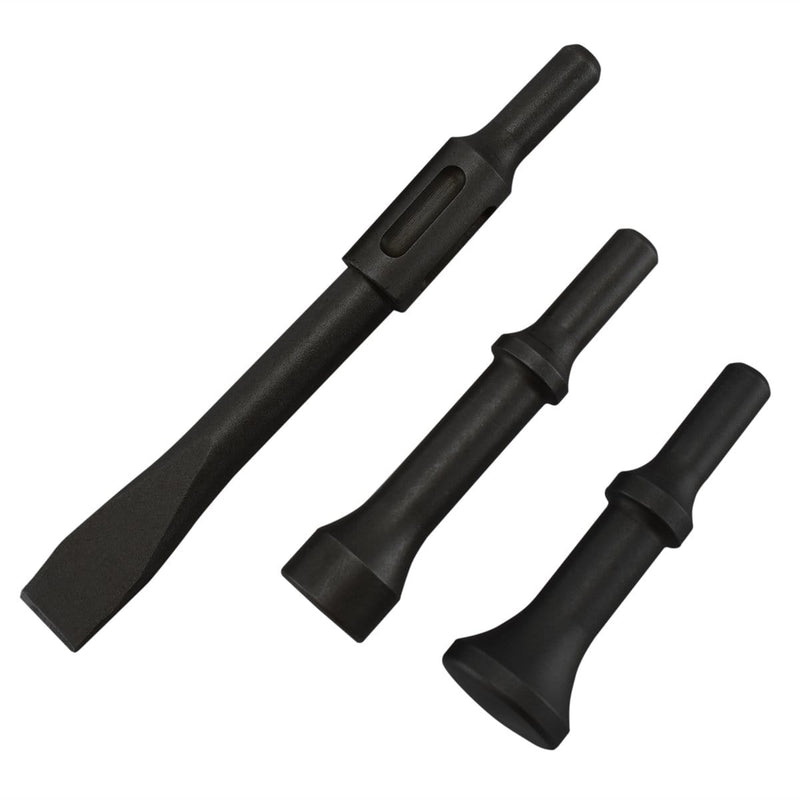 Astro Pneumatic 49803 Chisel And Hammer Bit 3-Piece Set With .498 Shank - Pelican Power Tool