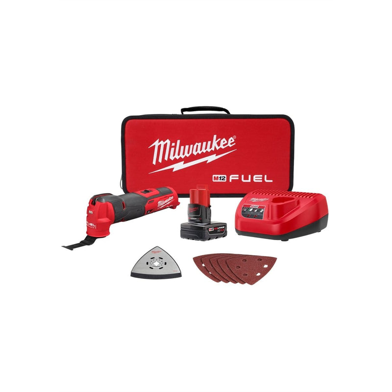 Milwaukee 2526-21XC M12 Fuel Oscillating Multi Tool Kit - Pelican Power Tool