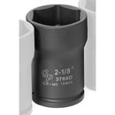 Grey Pneumatic 3768D 3/4 in. Drive Extra Thin Wall Truck Pinion Locknut Impact Socket - 2-1/8 in. - Pelican Power Tool