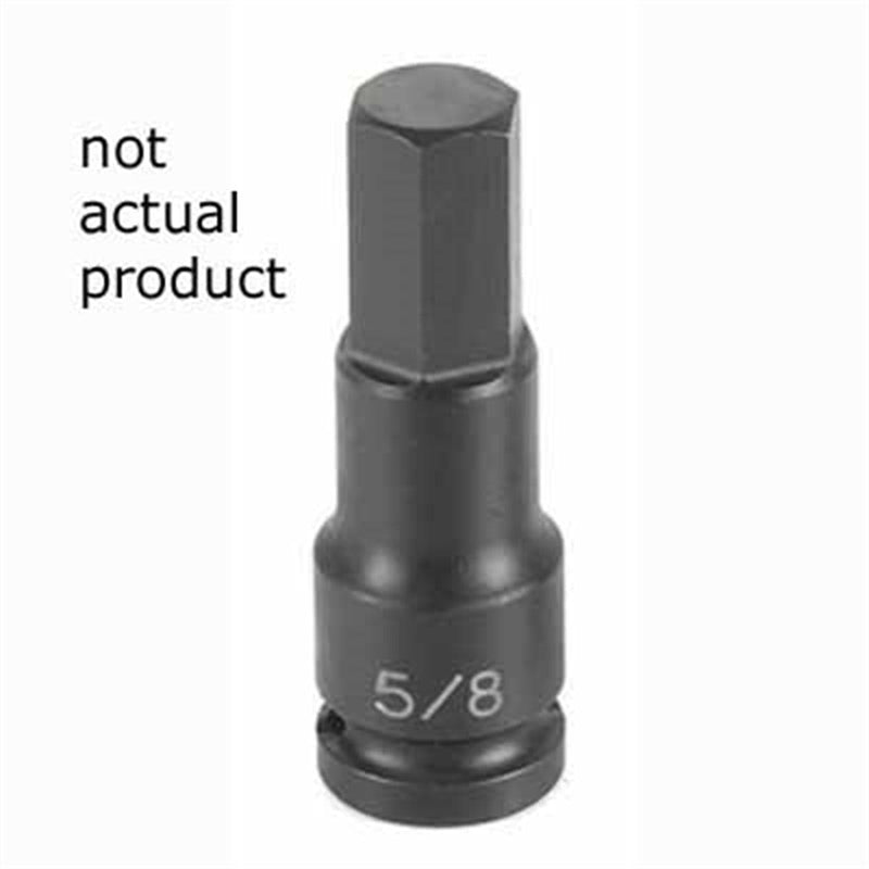Grey Pneumatic 2911M 1/2" Drive x 11mm Hex Driver - Pelican Power Tool