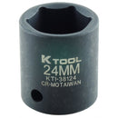 K Tool International KTI-38124 Soc Imp Met 1/2Dr 24Mm - Pelican Power Tool