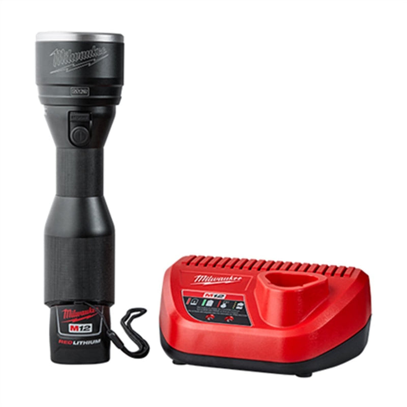 Milwaukee 2355-21 M12 800 Lumens Led Metal Flashlight (1) Redlith Cp1.5 Batt Kit - Pelican Power Tool