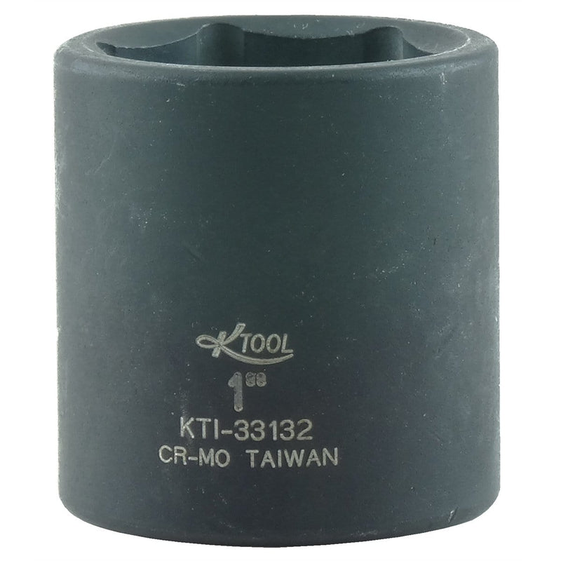 K Tool International KTI-33132 1" Soc Imp 1/2" Dr Standard 6 Pt - Pelican Power Tool