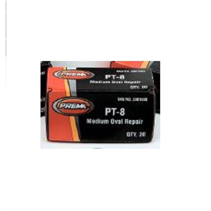 REMA TIP TOP North America PT-8 20/Box Tube Patch Med Oval 4 X 1 In. - Pelican Power Tool