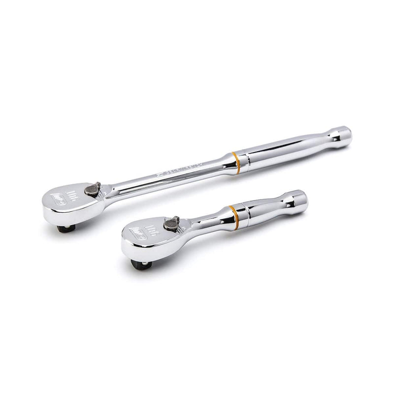 GearWrench 81253T 2 Pc 3/8" Drive 90 Tooth Compact Head Ratchet Set - Pelican Power Tool