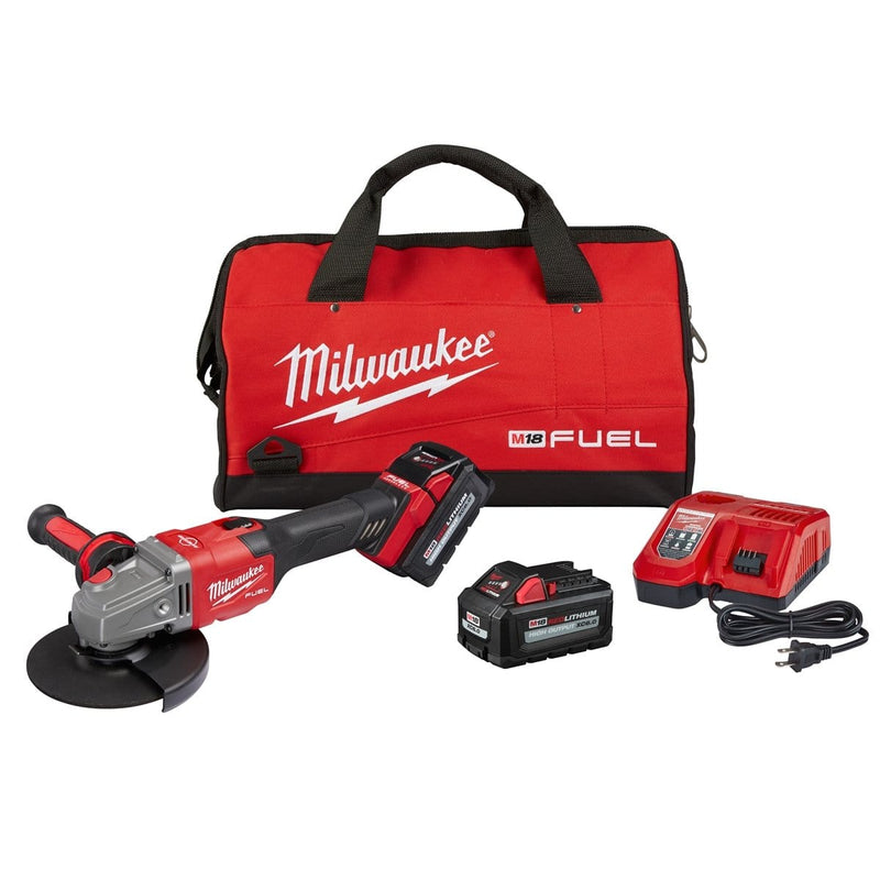 Milwaukee 2981-22 M18 Fuel 4-1/2-6In Grinder, Slide Lock-On Kit - Pelican Power Tool