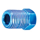 S.U.R. and R Auto Parts BR210 M10 X 1.0 Blue Inverted Flare Nut (4) - Pelican Power Tool