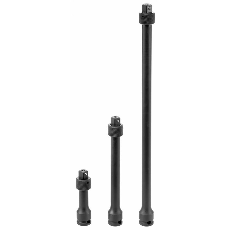 Grey Pneumatic 1103QL 3-piece 3/8" Drive Locking Extension Set - Pelican Power Tool
