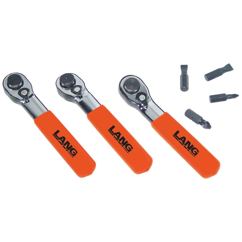 Lang Tools 5220 7Pc Fine Tooth Ratchet Bit Wr. Set - Pelican Power Tool