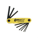 Bondhus Corp. 12591 Hex Gorillagrip Fold Up Set Sizes .050 Thru 3/16" - Pelican Power Tool