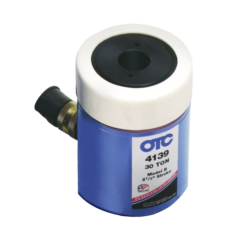 OTC 4139 Ram Spring-Return Hollow Center 30Ton 2-1/2In. St - Pelican Power Tool