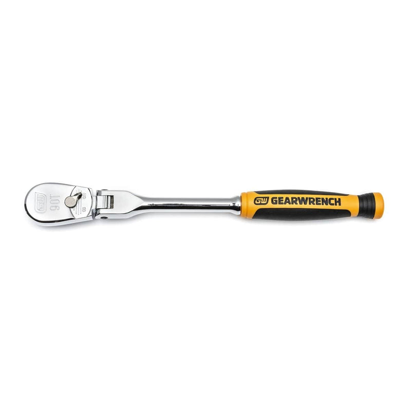 GearWrench 81009T 1/4" Dr 90 Tooth Flex Teardrop Ratchet - Pelican Power Tool