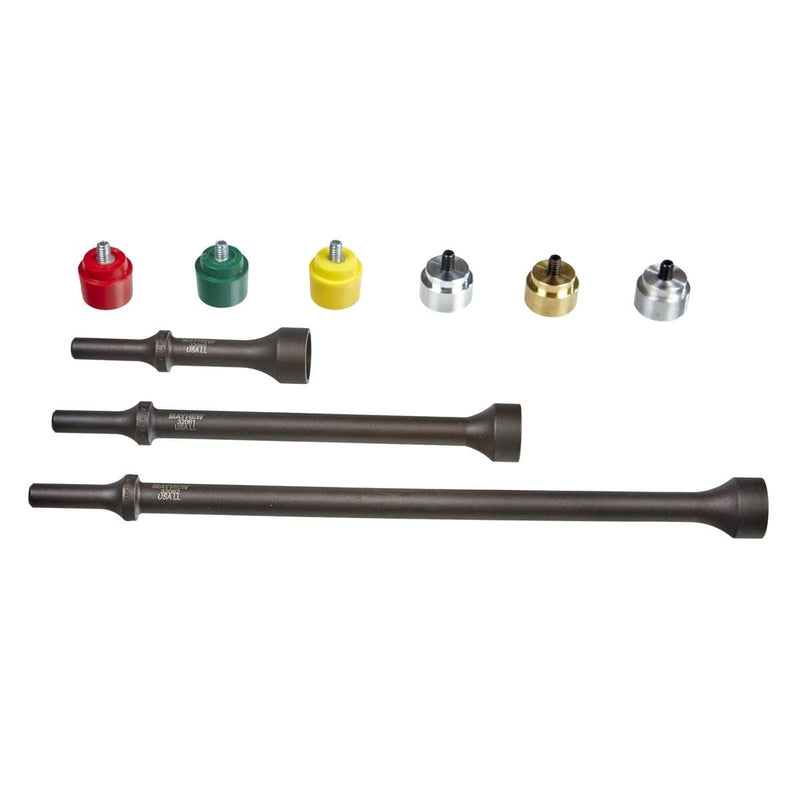Mayhew 32026 9-Pc Pneu Replaceable Tip Hammer S - Pelican Power Tool