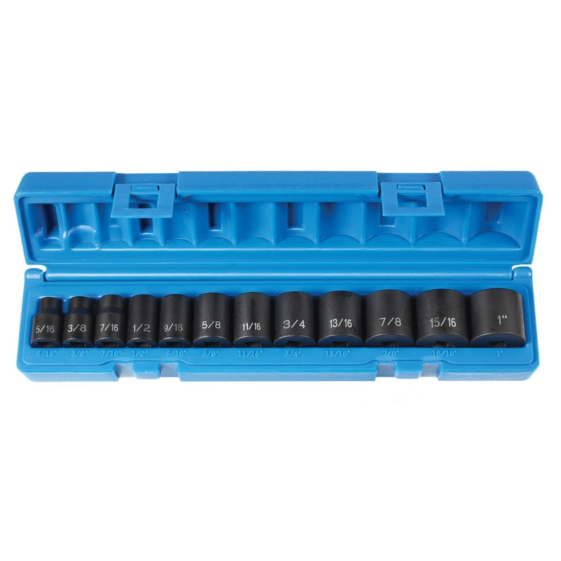 Grey Pneumatic 1202 3/8" Drive 12 Pc. Standard Length Set - 12 Point - Pelican Power Tool
