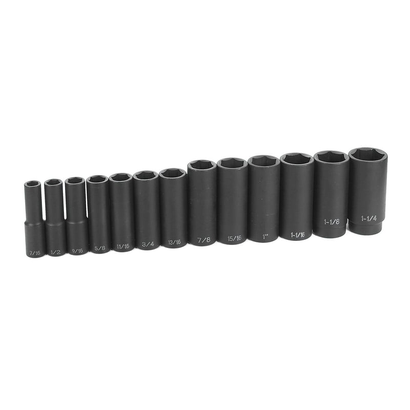Grey Pneumatic 1312D 1/2" Drive 13-Piece Deep Set - Pelican Power Tool