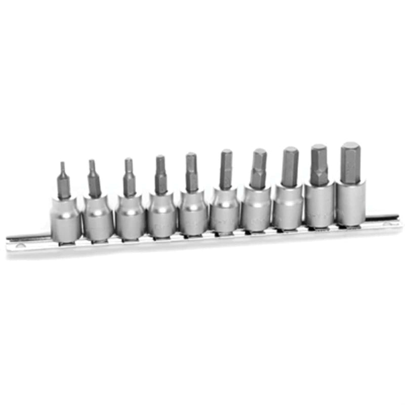 Wilmar Corp. / Performance Tool W1388 10 Pc Mm Hex Bit Socket Set - Pelican Power Tool