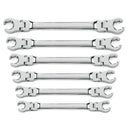 GearWrench 81911 6Pc Flex Flare Nut Wrench Set Mm - Pelican Power Tool