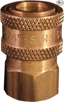 Milton Industries 1761 1/4 Npt Female Thru Coupler - Pelican Power Tool