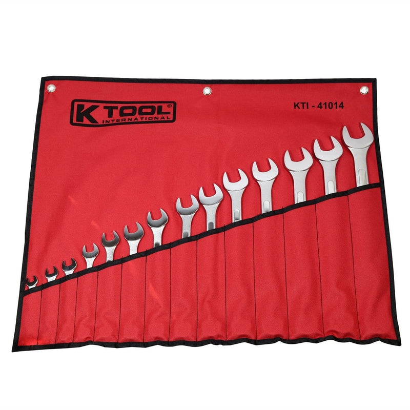 K Tool International KTI-41014 Wrench Set Combination 14 Pc - Pelican Power Tool