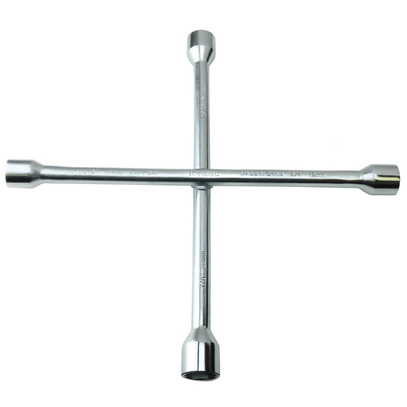 K Tool International KTI71941 Lugnut Wrench 14" 4 Way Sae/Metric Combo - Pelican Power Tool