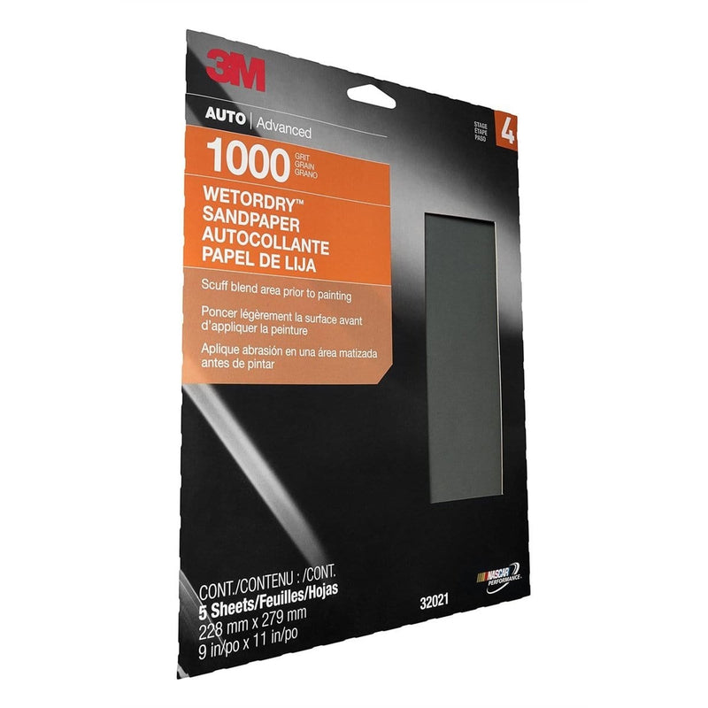 3M 32021 Paper Sheets-9" X 11" Ultra Fine 1000 5/Pk 10Pk/Cs - Pelican Power Tool