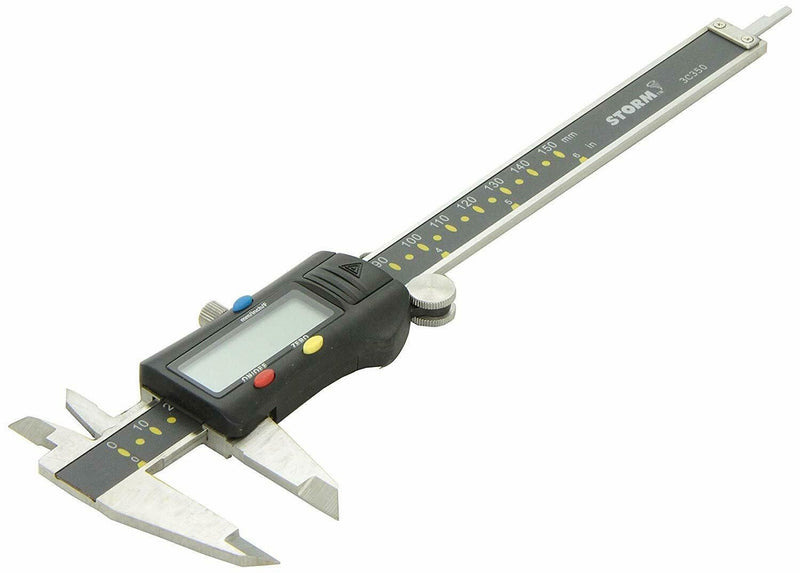 Central Tools 3C350 Digital Caliper With Fractional - Pelican Power Tool