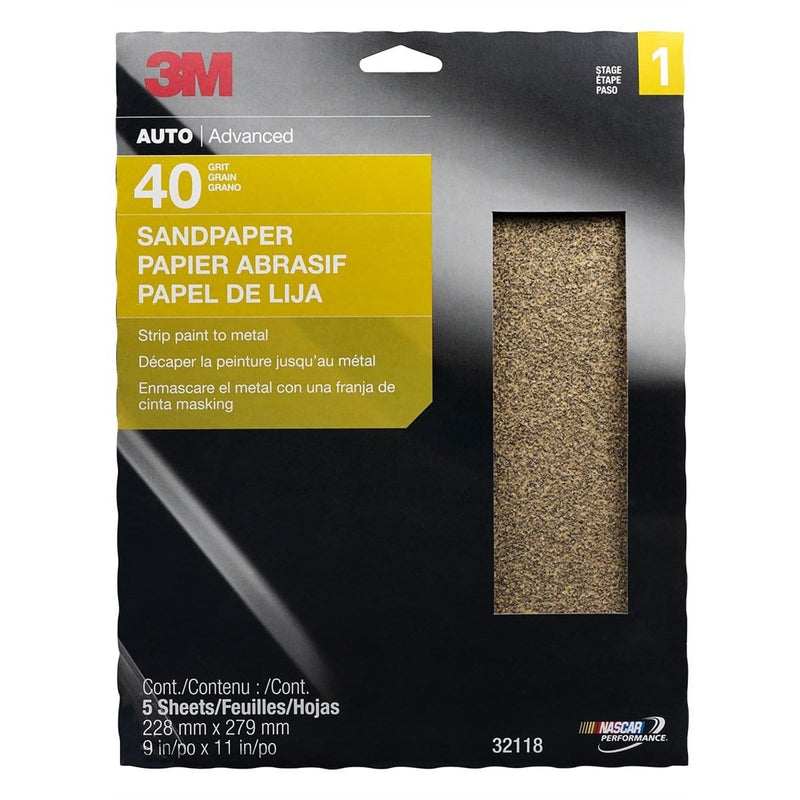 3M 32118 Production Paper Sheets 9"X 11" 40D 5/Pk 10Pks/Cs - Pelican Power Tool