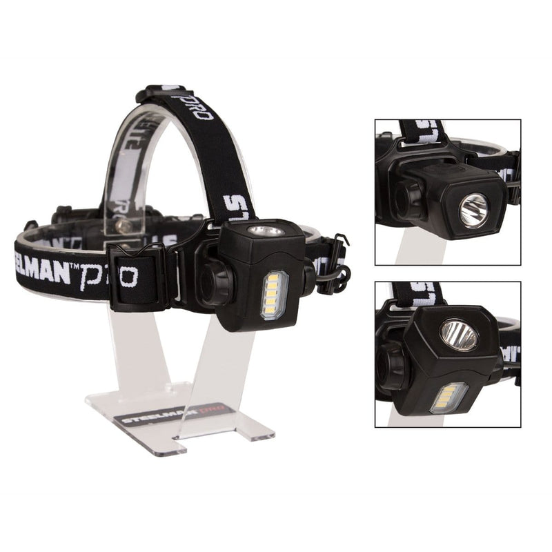 J S Products (steelman) 79384 Dual Mode Performance Led Headlamp - Pelican Power Tool