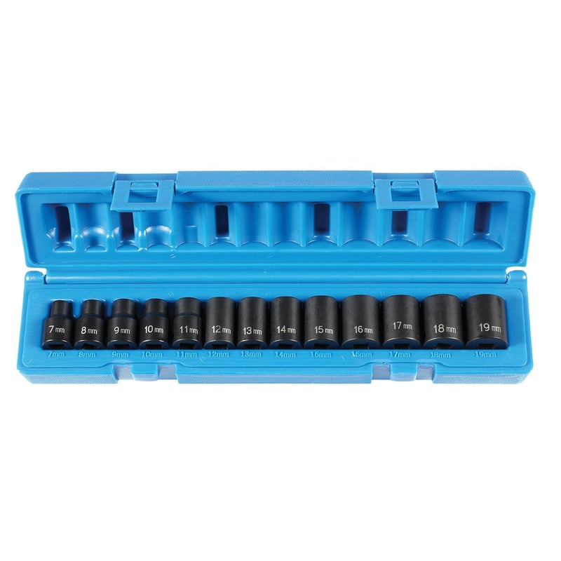 Grey Pneumatic 1203M 3/8" Drive 13 Pc. Std. Length Metric Set - 12 Point - Pelican Power Tool