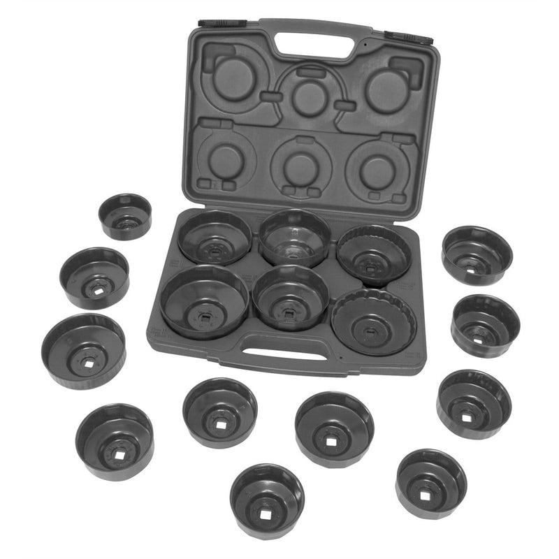 Lisle 61500 Hd End Cap Wrench Set, 17Pc. - Pelican Power Tool