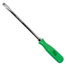 K Tool International KTI-19908 8 In. Slotted Screwdriver With Green Square Handle - Pelican Power Tool