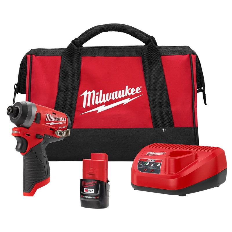 Milwaukee 2553-21 M12 Fuel Impact Driver Kit - Pelican Power Tool