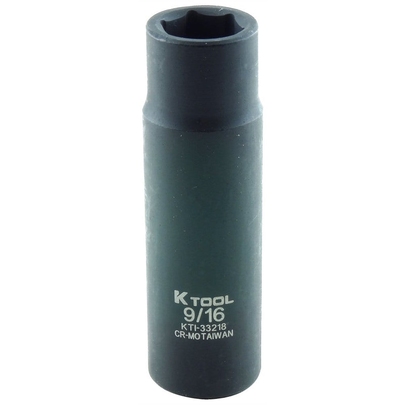 K Tool International KTI-33218 Soc 9/16 1/2D Imp 6Pt Dp - Pelican Power Tool