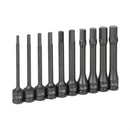 Grey Pneumatic 1360H 1/2" Drive 10 Pc. 6" Length Fractional Hex Driver Set - Pelican Power Tool