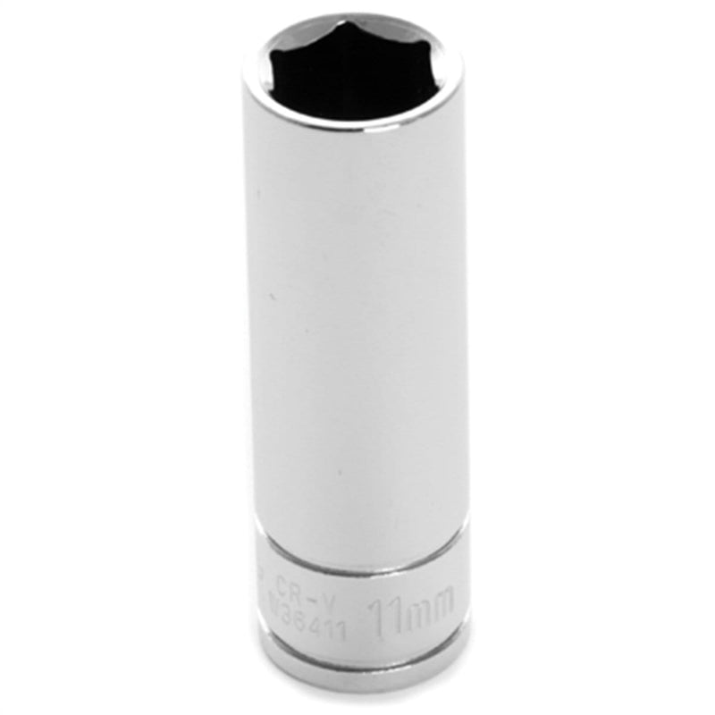 Wilmar Corp. / Performance Tool W36411 1/4'' Dr 6Pt Deep Socket 11Mm - Pelican Power Tool