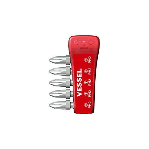 VESSEL TOOL U.S.A INC IBMG30PH2K5 Impact Ball Torsion Bits Ph2X30 5Pc (Mg Holder) - Pelican Power Tool