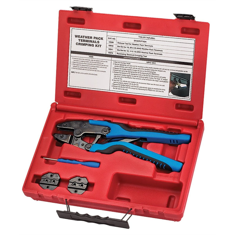 SG Tool Aid 18850 Weather Pack Terminal Crimper - Pelican Power Tool