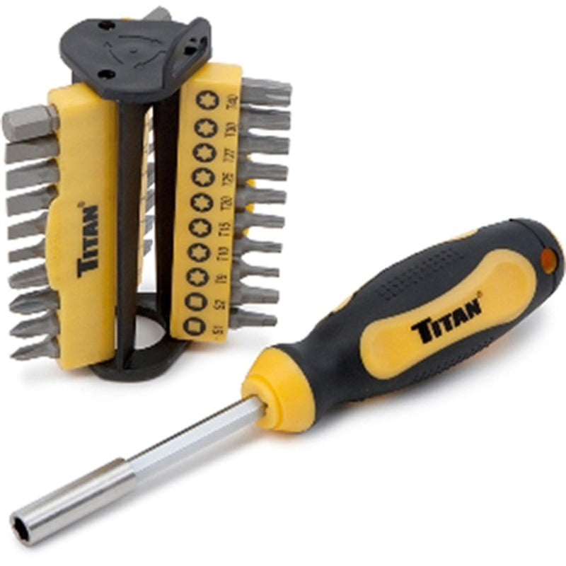 Titan 32972-6 31 Pc. Bit Driver Set 6Pc - Pelican Power Tool