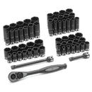 Grey Pneumatic 81659CRD 3/8 in. Fractional and Metric Duo-Socket 59-Piece Set - Pelican Power Tool