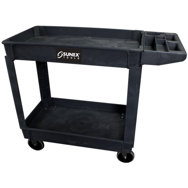 Sunex 8034 Compact Heavy Duty Utility Cart, Blac - Pelican Power Tool