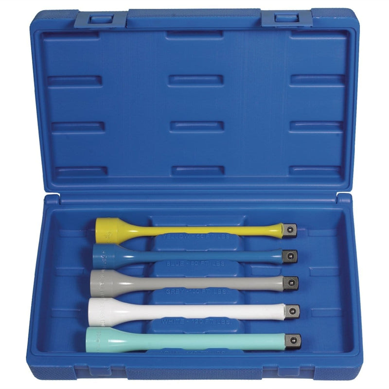 Grey Pneumatic 2805TK 1/2" Drive 5 Piece Torque Stick Extension Kit - Pelican Power Tool