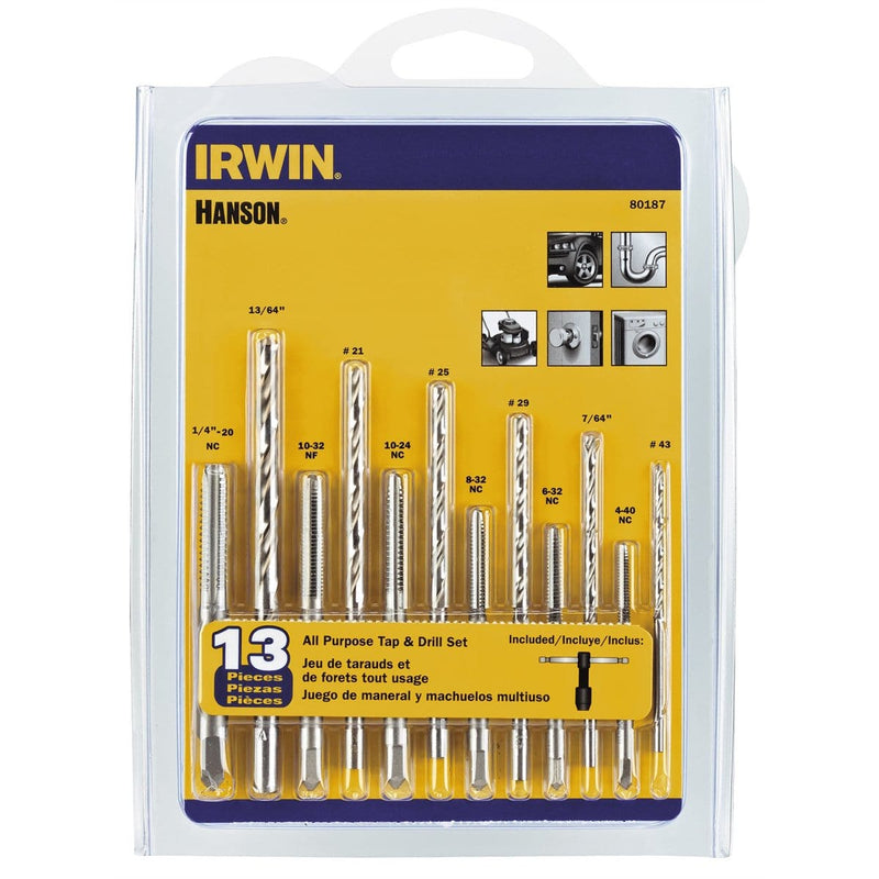 Hanson 80187 TAP AND DRILL SET - Pelican Power Tool