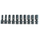 K Tool International KTI-37400 Soc Set Imp Flex 3/8" Dr 10 Pc.Mm - Pelican Power Tool