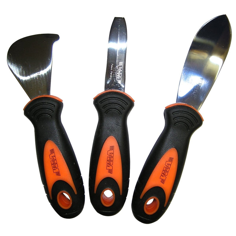 Vim Products SS7200 3-Pc Knife Blade Scraper Set - Pelican Power Tool