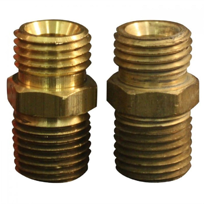 Milton Industries S-648 M. Hex, 1/4" Npt X 1/4" Nps, 2/Cd - Pelican Power Tool