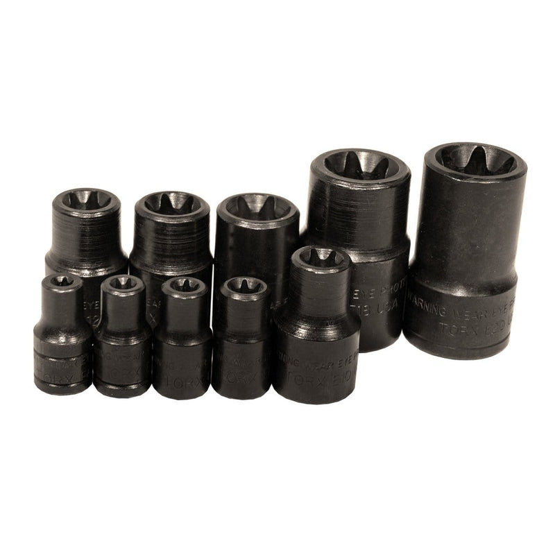 K Tool International KTI-22671 E Torx E5-E20 Soc Set - Pelican Power Tool